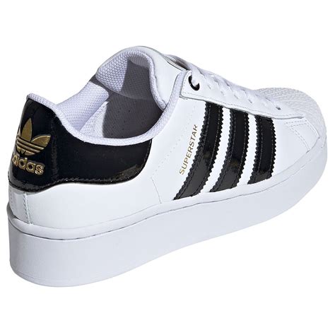 witte adidas sneakers superstar bold w|adidas Originals Women's Superstar Bold Sneaker .